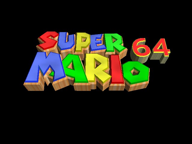 Mario Christmas 64 Title Screen